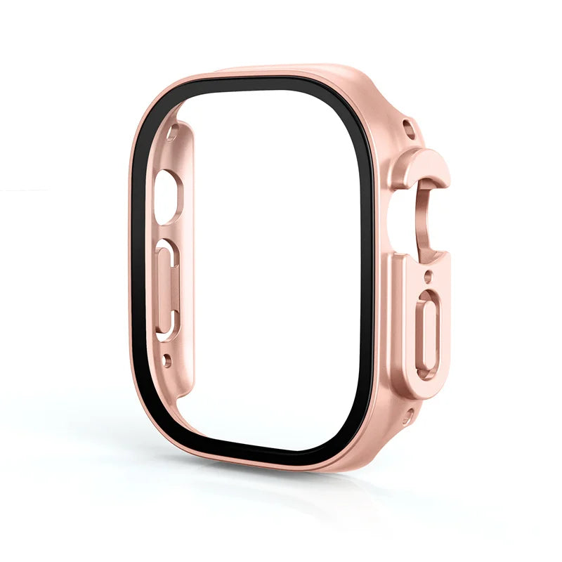 For Apple Watch Ultra 3 49mm 2026 PC Bumper+Screen Protector Tempered Glass+Cover for apple watch Case ultra 2/Ultra Accessories