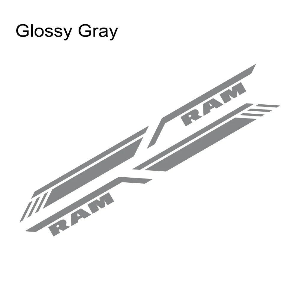 Pickup Bed Side Stripe Decal - Dodge Ram 1500/2500/3500 Rebel/TRX Style