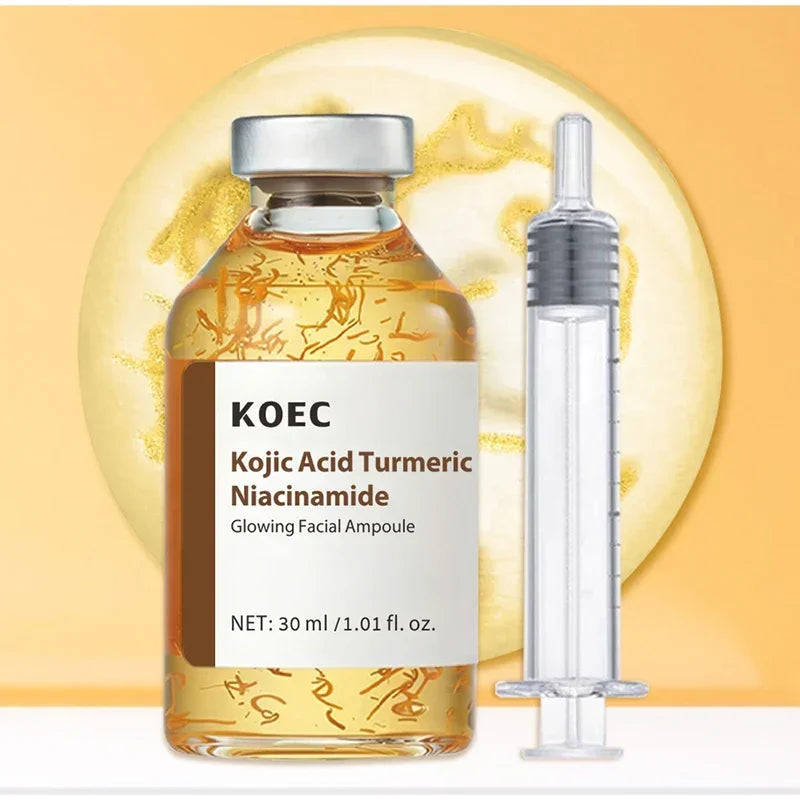 Kojic Acid Turmeric Facial Ampoule Serum With Niacinamide Deep Moisturizing Nourishing Essence