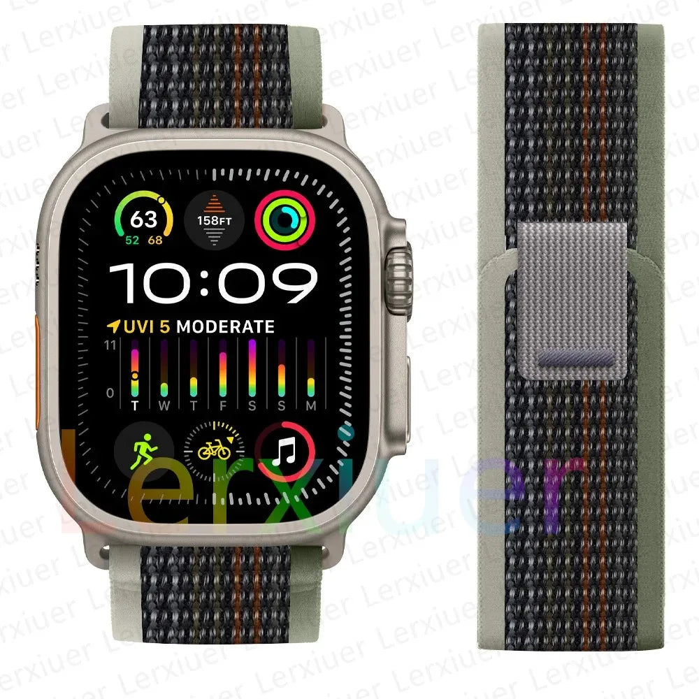 trail loop For apple watch ultra 3 2 Band 49mm 44mm 40mm 45mm 41mm 42mm correa bracelet iWatch series 7 se 8 9 10 11 46mm straps