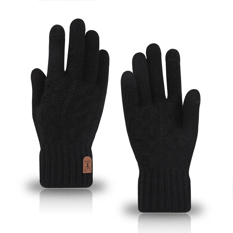 Touchscreen Knit Gloves, Unisex Winter Gloves