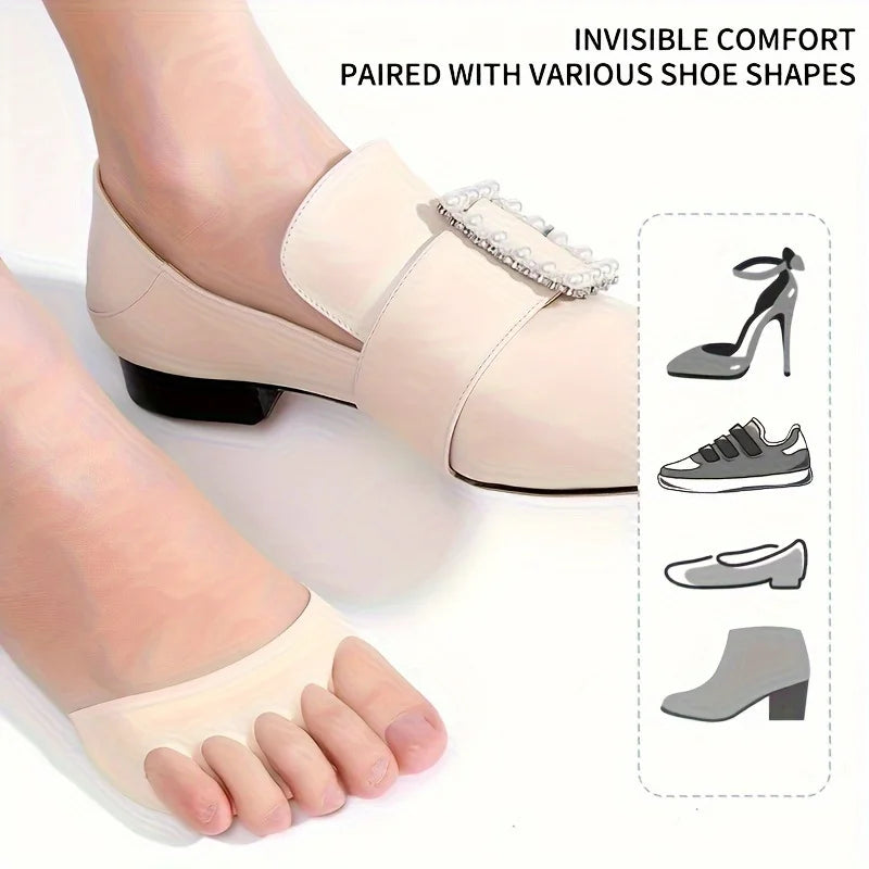 Foot Pad High Heel Forefoot Pad, Soft Invisible Metatarsal Support, Non-Slip And Anti-Foaming Insole Comfortable Insole