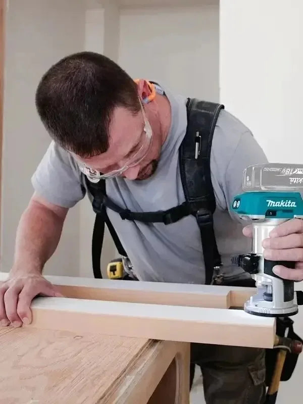 Makita DRT50 18V LXT Cordless Trimmer, Brushless Motor, Professional Rechargeable Slotting and Milling Tool,Edge trimmer