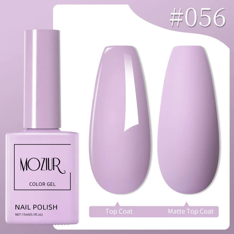 Colorful Hot Sale Uv Gel Nail Polish Set Soak Off Gel Nail Polish 15ml Professional Nail Gel Polishes