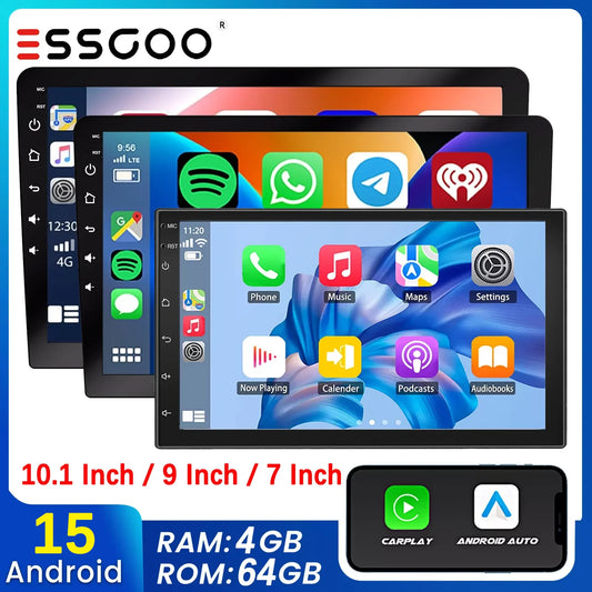 7" Car Stereo with Apple CarPlay & Android Auto