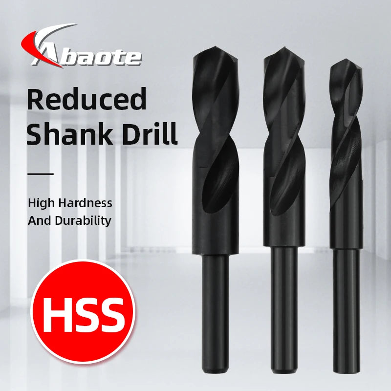 Reduced Shank HSS Twist Drill Bit 13-50mm, Nitride Coated