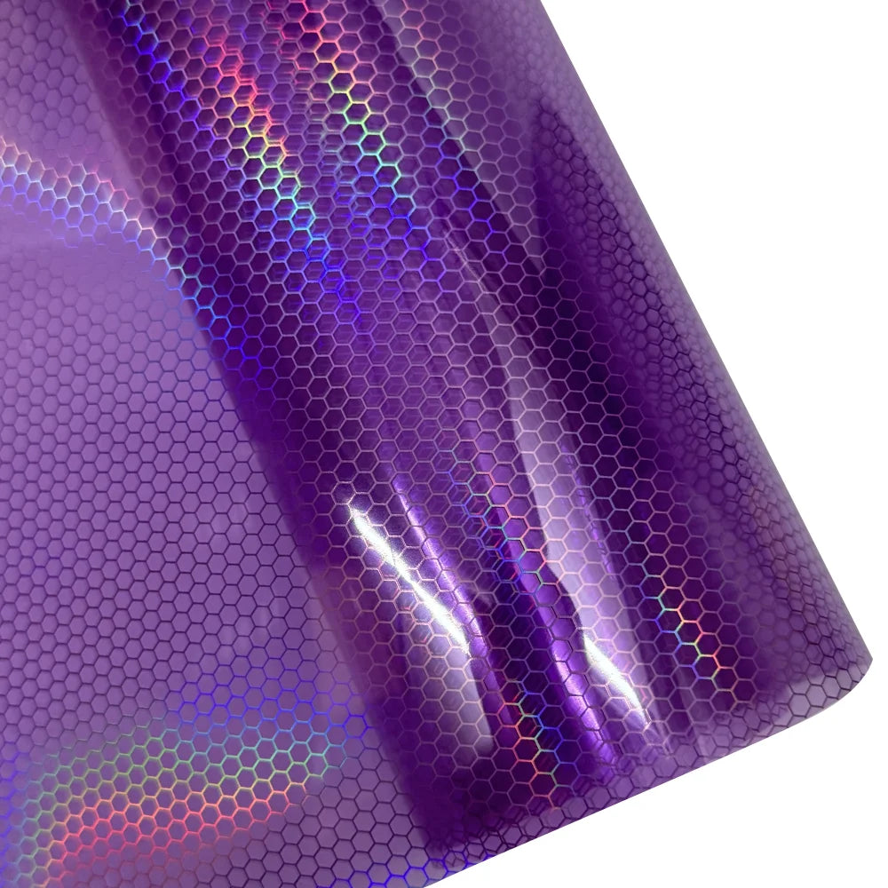 Car Laser Honeycomb Headlights Taillight Lamp Vinyl Wrap Automobile Headlight Tint Waterproof Film Fog Light Taillight Stickers