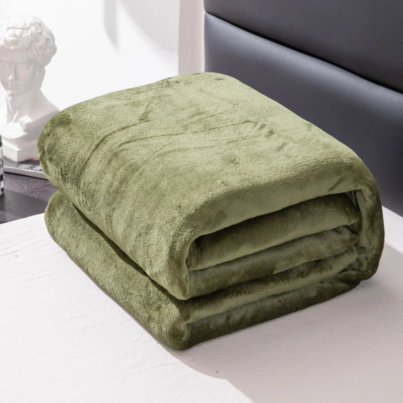 Heavyweight Flannel Throw Blanket - Soft Printed Blanket in Many Colors - photo 16