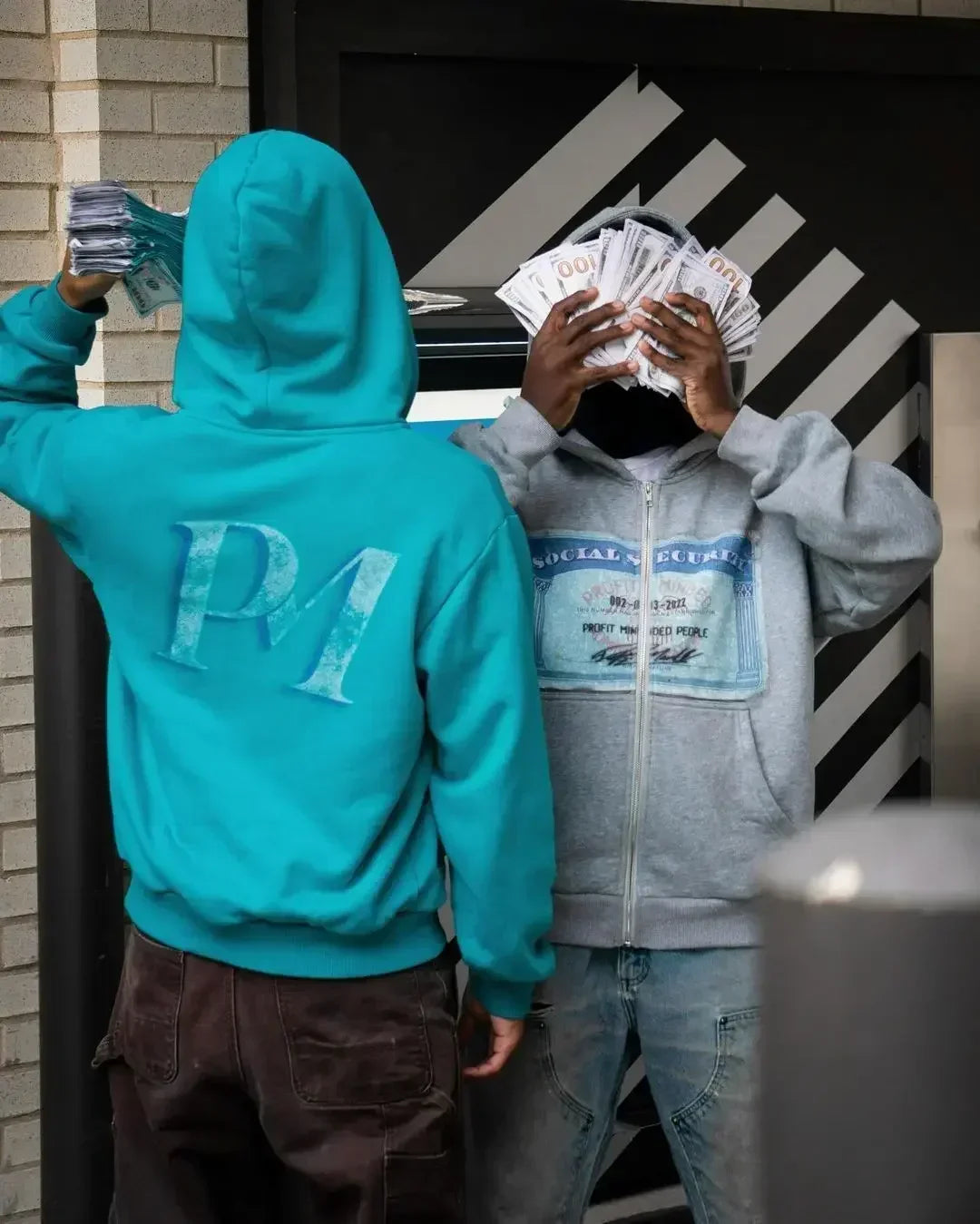 Y2K Printed Zip-Up Hoodie, Unisex Streetwear