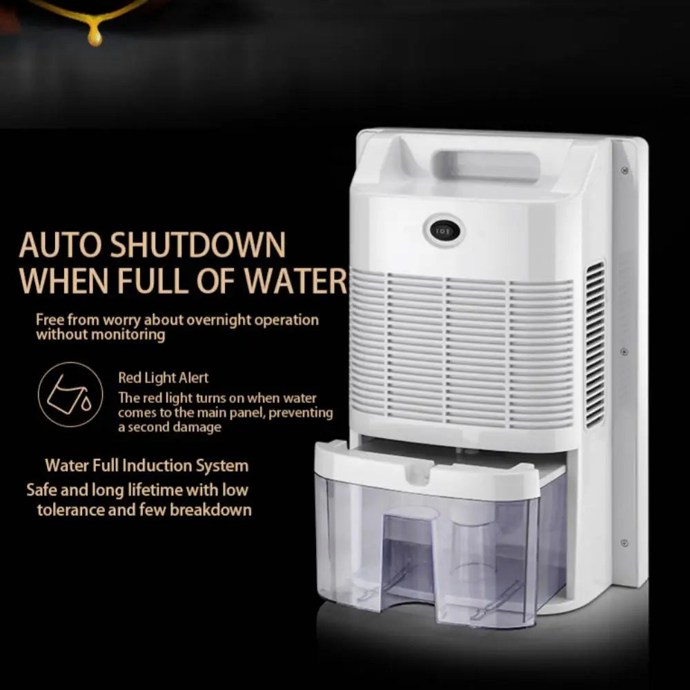 Dehumidifier Moisture Absorber Household Mute Bedroom Basement Remote Control Timing