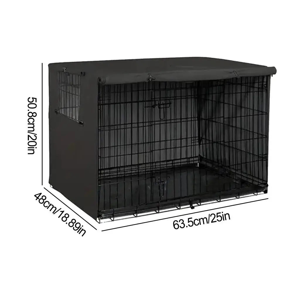Windproof Oxford Crate Cover - Dog & Cat Cage Cover – photo 10