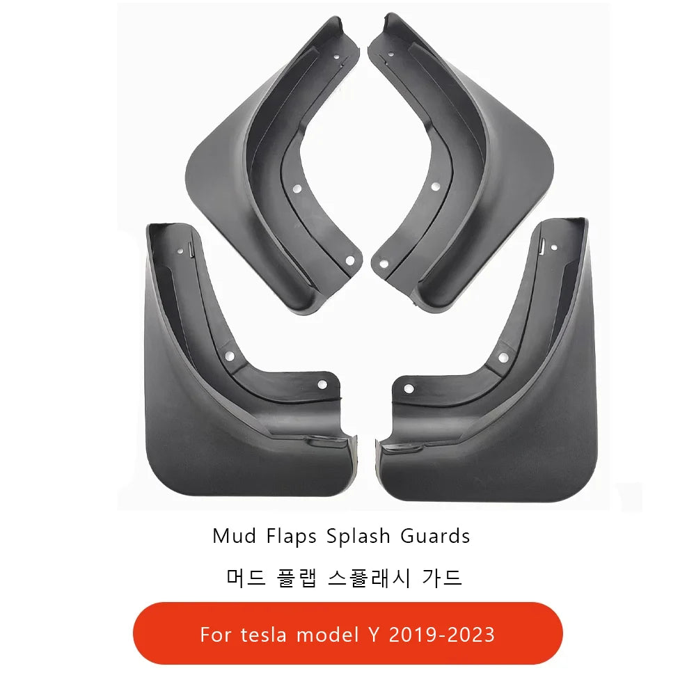 4Pcs/set Mud Flaps Splash Guards For Tesla Model 3 2026-2026 2026 2026+ Front Rear Wheel Mudguard Guard Fender