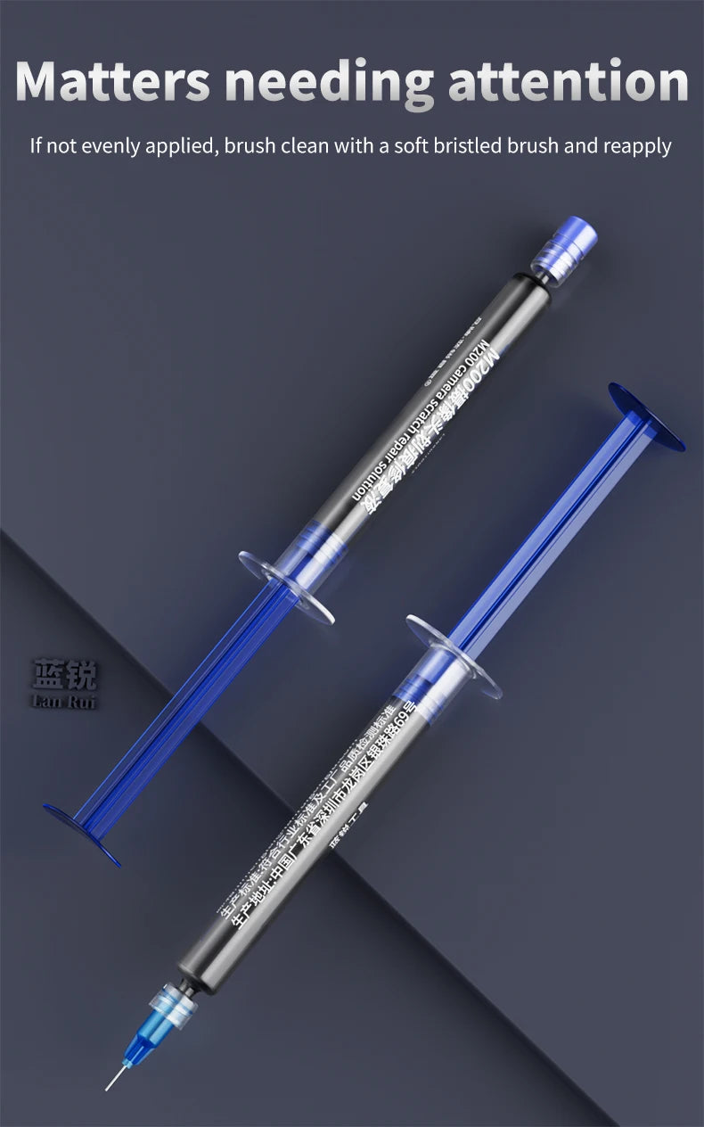 LANRUI M200 3ML Scratch Repair Liquid for Mobile Phone Repair Camera Spots Scratches Stains Corruption Repair Liquid Tool