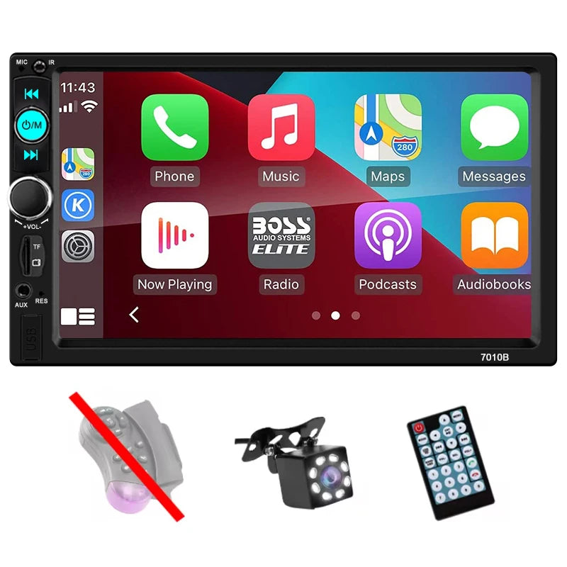 Universal 2 Din Car Radio 7inch HD Touch Screen Autoradio Multimedia Player Universal Car Stereo MP5 Player Bluetooth Car Player