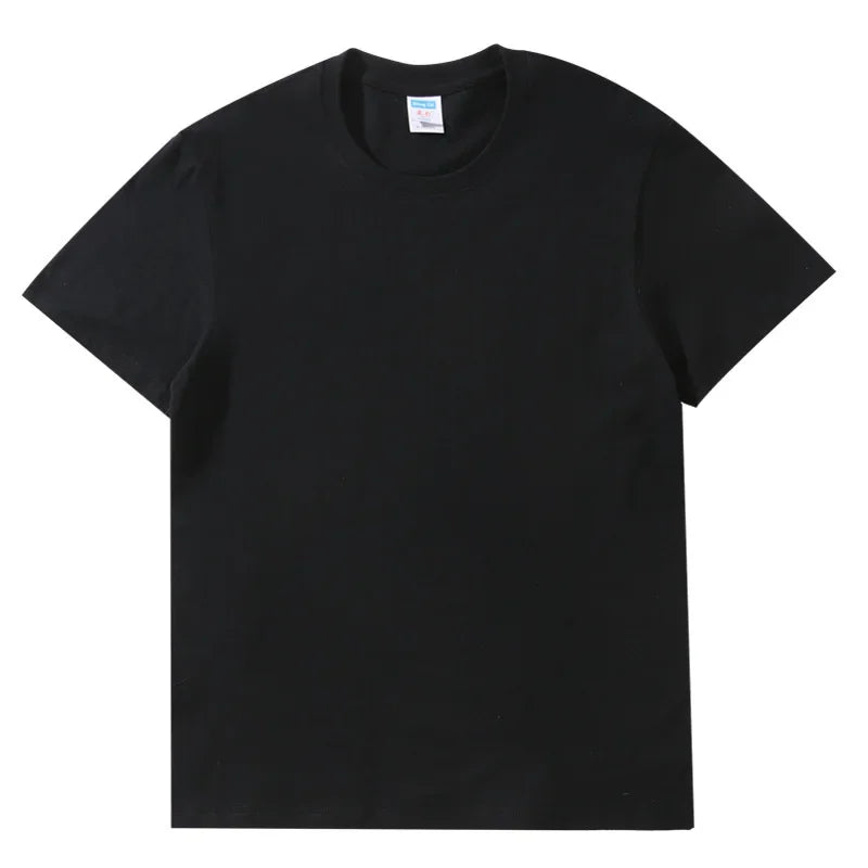 Women's 100% Cotton Loose Tee — Solid O-Neck Short-Sleeve Casual Summer Top