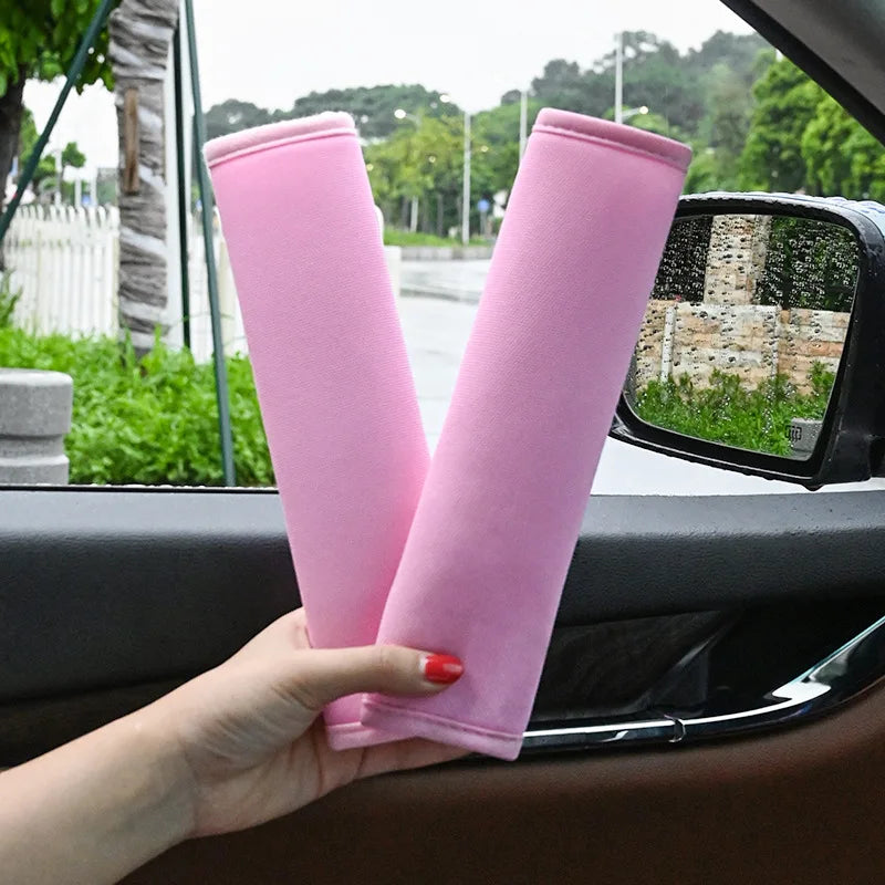 2PCS Adjustable Car Seat Belt Shoulder Protector Cover