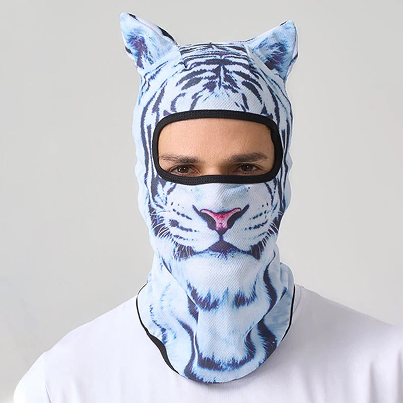 3D Cat Face Balaclava, Cute Animal Ski Mask
