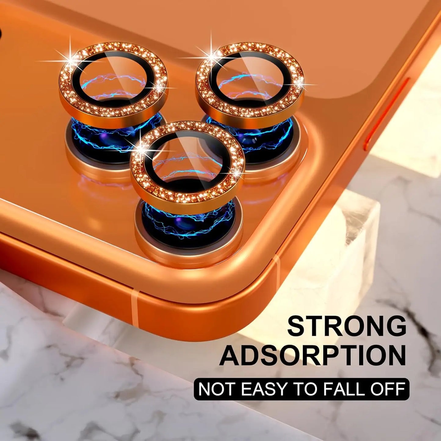 Bling Glitter Diamond Metal Frame Camera Protector For IPhone 17 Pro Max Air 17Pro Alloy Lens Tempered Glass Film Ring Cover Cap