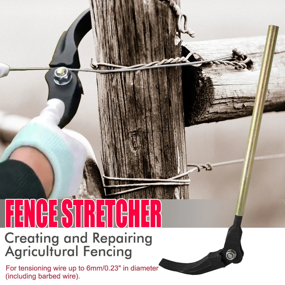 MMAlto Fence Wire Stretcher & Barbed Wire Tensioner – Easy Wire Puller for Agricultural Fencing | Portable & Durable | Farm Fence Repair Tool