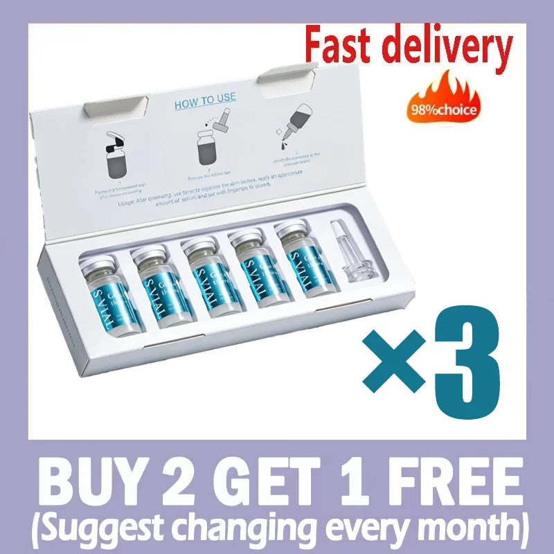Glutathione Ampoule Essence 4ml×5 - Deep Moisturizing Facial Serum for Brightening & Firmness