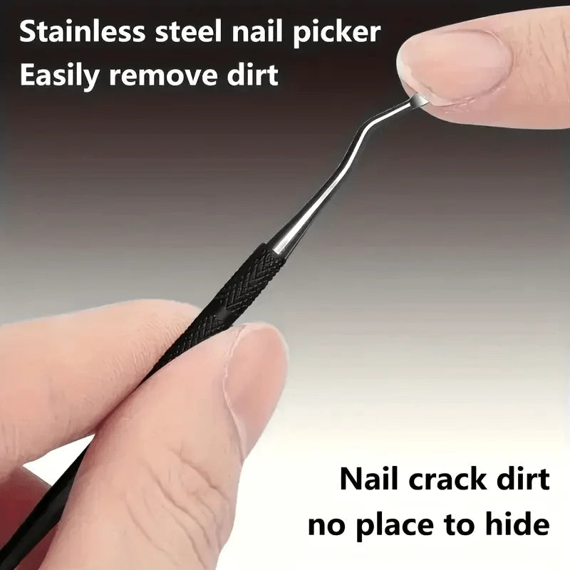 Heavy-Duty Stainless Steel Grooming Tool Set with Non-Slip Handles, Portable, Versatile Holiday Gift for Home And Travel