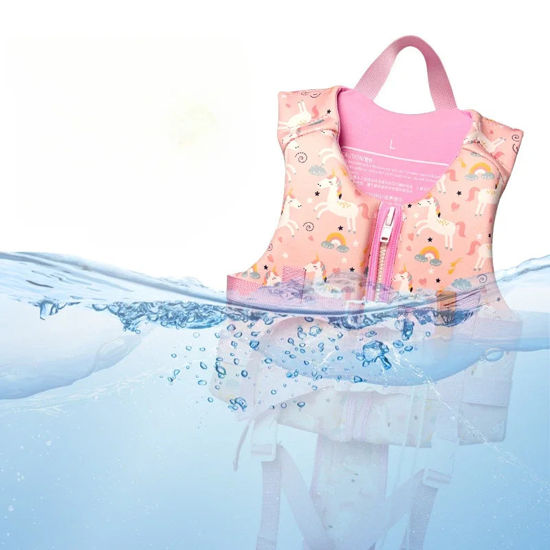 Children's Swim Buoyancy Vest — High-Float Kids Swim Aid for Swimming & Drifting
