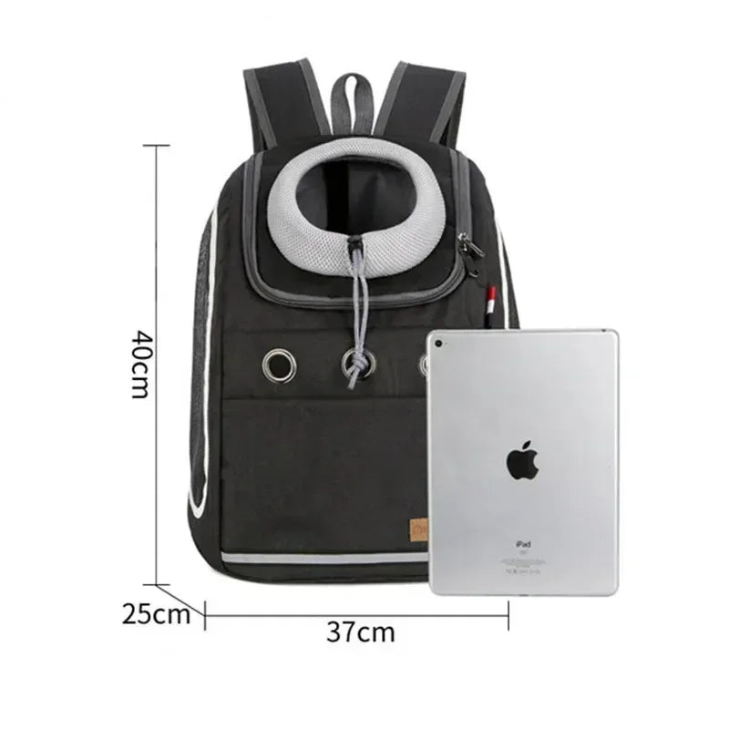 Breathable Dog Carrier Backpack - Portable Travel Pet Bag – photo 6