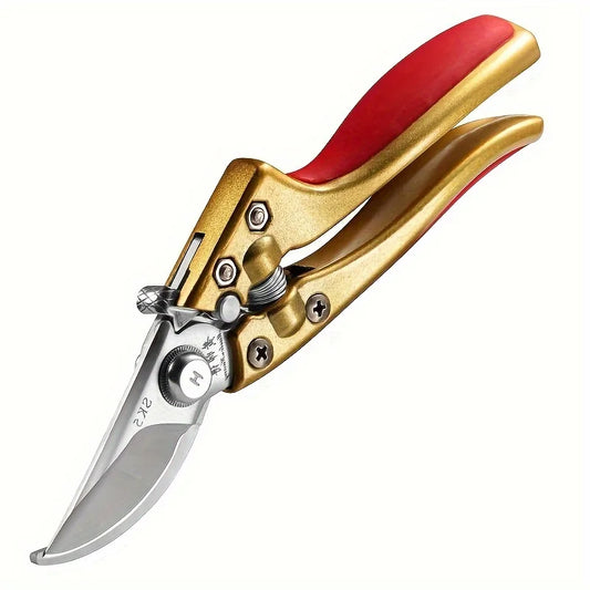 High-Carbon Steel Pruning Shears for Fruit Trees - Durable, No Assembly Required, Industrial Grade Tool