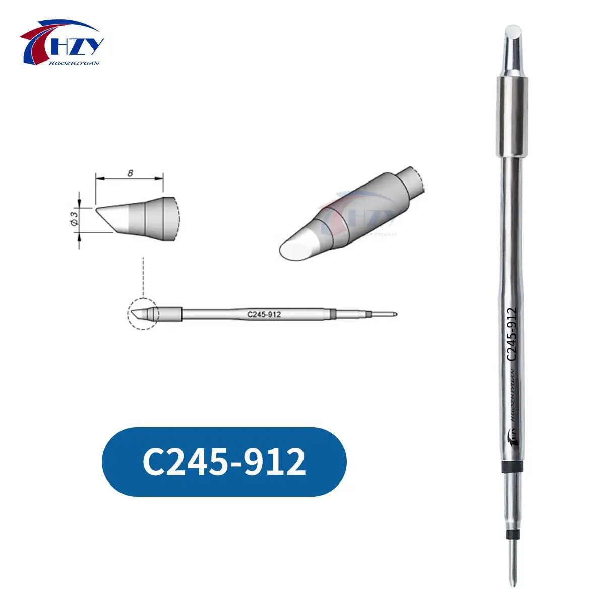 OEM C245 Series Soldering Iron Tip 773/774/710/912/766/931/966Tips Universal T245 Handle for T245 Soldering Station Phone Repair