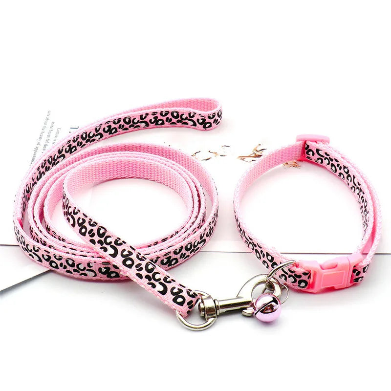Dog Leash & Collar Set with Bell - 1.2m Puppy & Cat Lead - photo 9