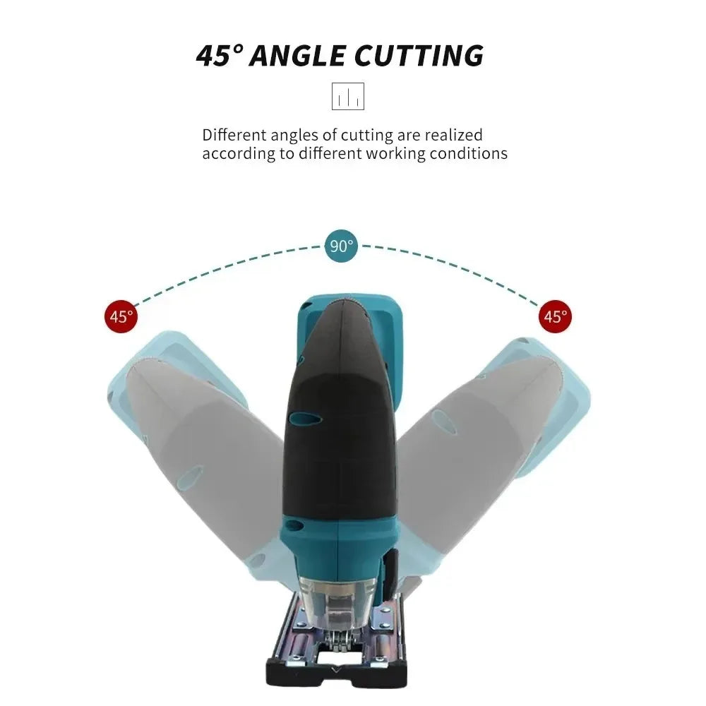 Makita DJV182Z 340W Brushless Jigsaw 18V Without Battery with Saw Blade Cordless Barrel Handle Portable Carpenter Power Tool