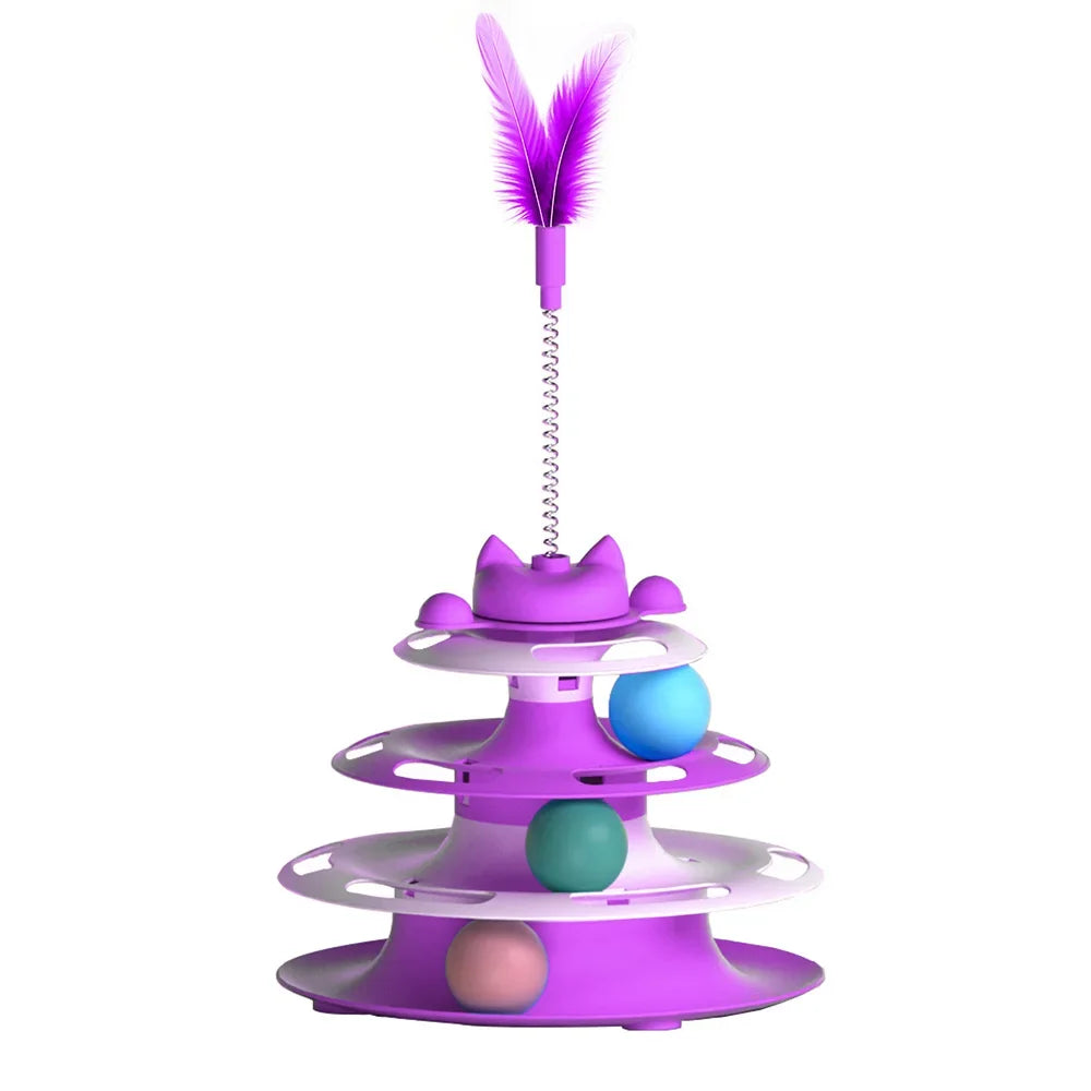 Cat Turntable Toy - Funny Ball & Teaser Boredom Buster – photo 3