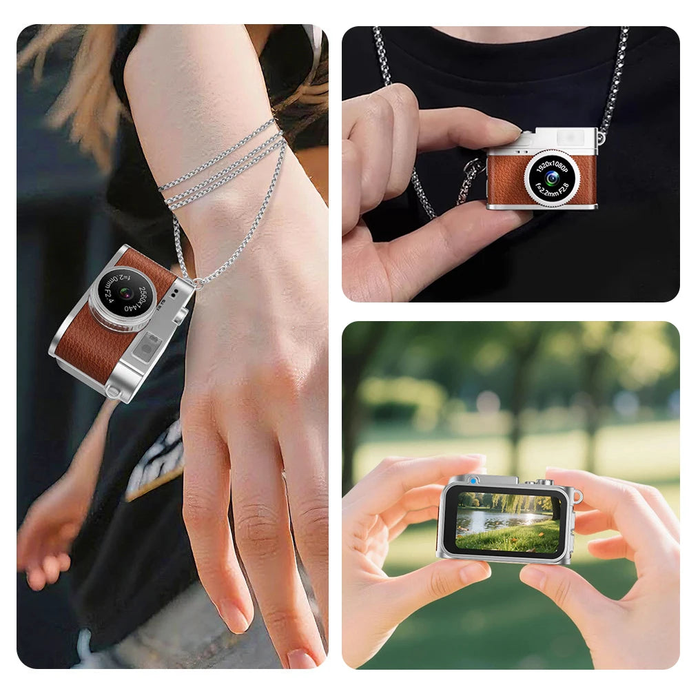 S150 Retro Mini Camera — 1080P/2K Digital Camera with Screen