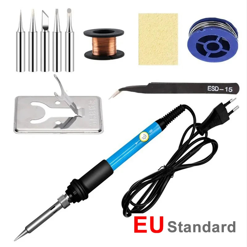 Adjustable Temperature Electric Soldering Iron 110V(US plug) /220V(EU Plug) 60W  Soldering Iron Welding Solder Repair Tool