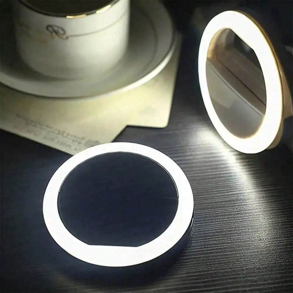 Teckwe Selfie Ring Light – Rechargeable Clip-On Fill Light with 4 Brightness Levels for Smartphone Photography