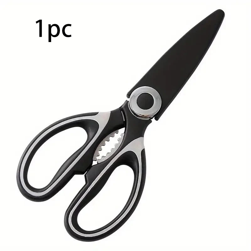 1-Pack All-Purpose Scissors - Holiday Gift Wrapping & Crafting Kit for Christmas Present Prep