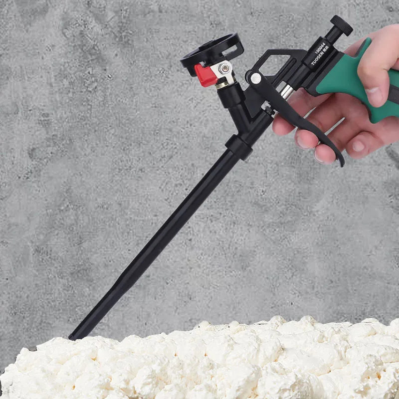 Professional Expanding Foam Spray Gun Insulating Applicator Heavy Duty Dispensing Foam Gun Suitable for Caulking Filling Sealing