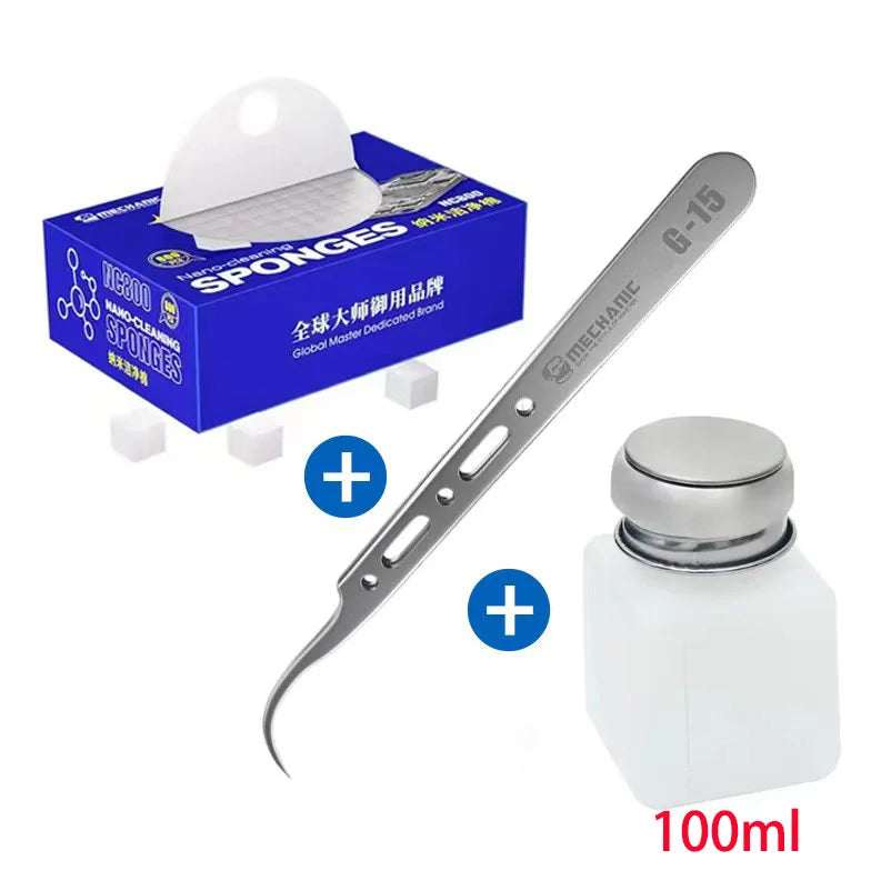 Mechanic NC800 Suit Nano Cleaning Sponge for Cleaning Motherboard Screen Camera PCB Soldering Solder Flux Oil Cleaning Sponge