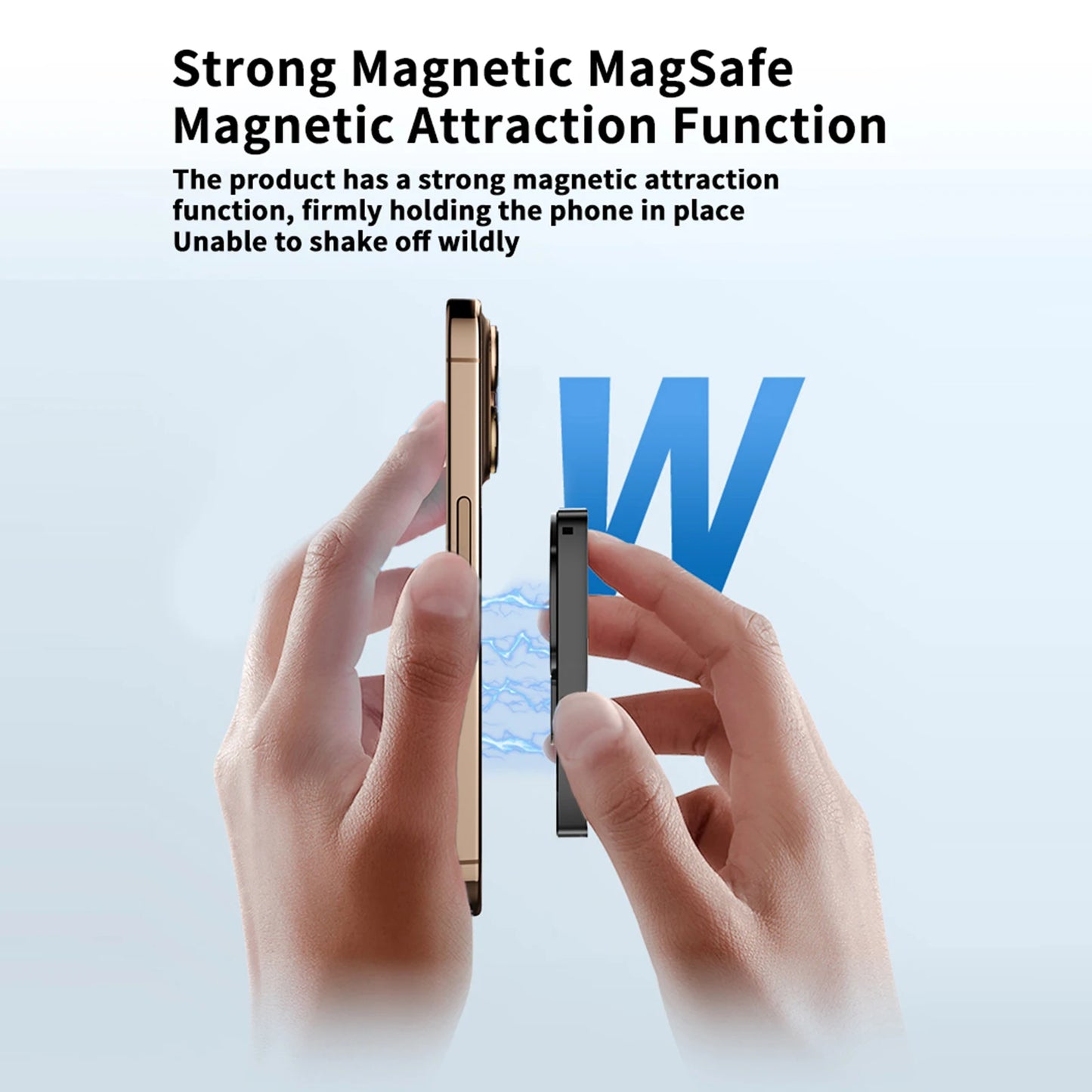 Upgrade Magnetic Wireless Selfie Monitor Screen 4inch For Android Phone Rear Camera Live Streaming Video Recording W/ Zoom Focus