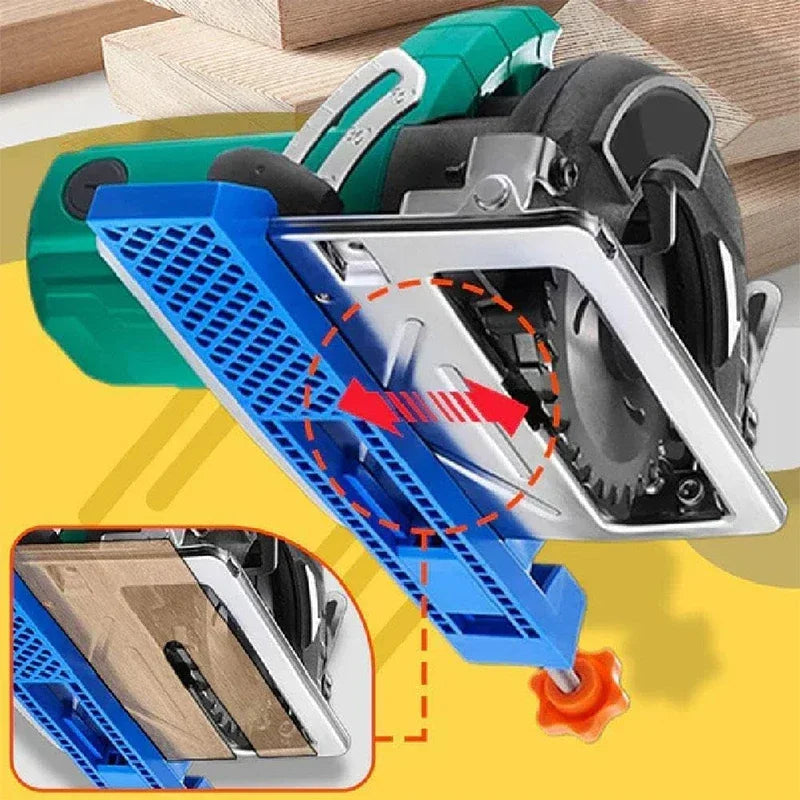 High-quality Adjustable Cutting Machine Base Guide Rail ABS Circular Saw Milling Positioning Clamps Lock The Cutter Base
