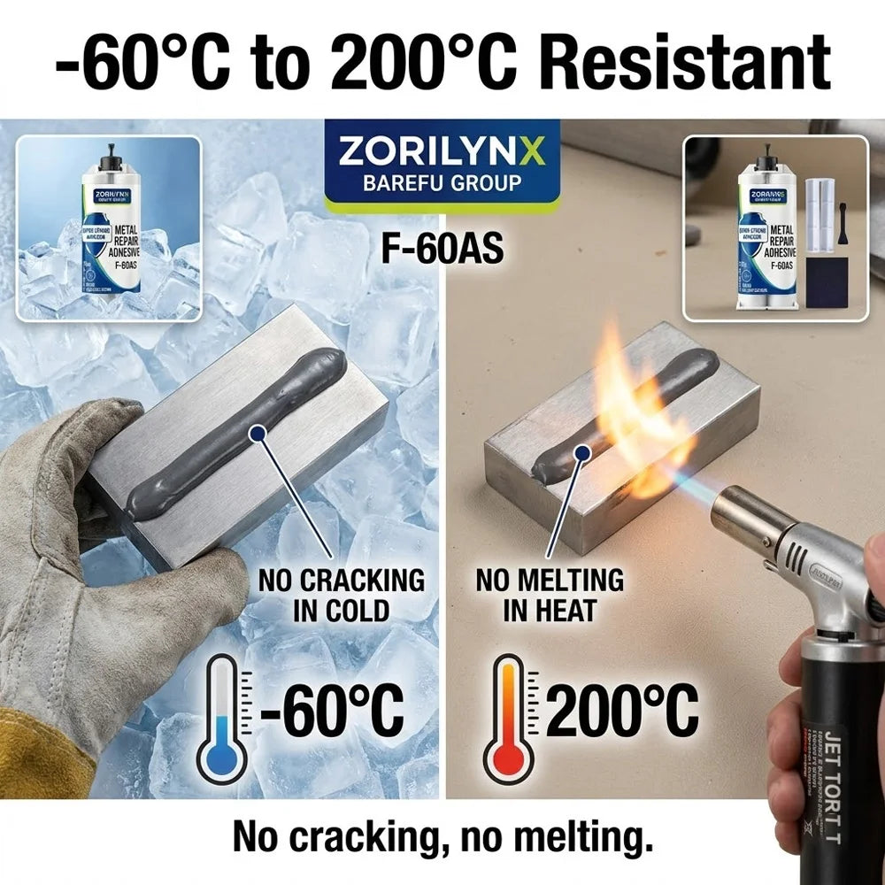 Metal Repair Adhesive Kit, 100 g - Two-Part Glue for Iron and Steel - view 3