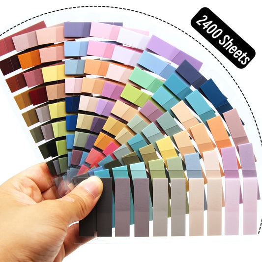 Transparent Index Sticky Note Pads, Colorful Memo Set