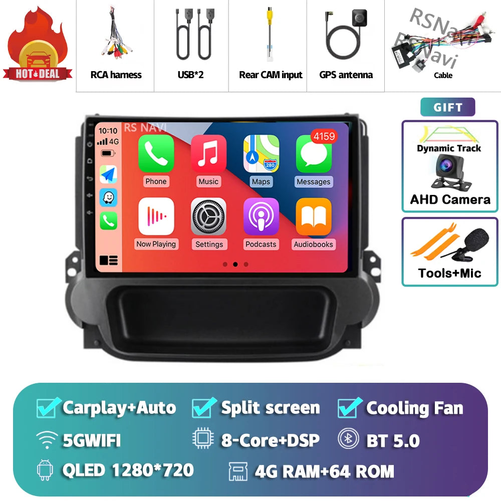 Android 16 Carplay Auto Car Radio Multimedia Player For Chevrolet Malibu 2012-2015 Autoradio DSP GPS Stereo WIFI 2din 16G-512G