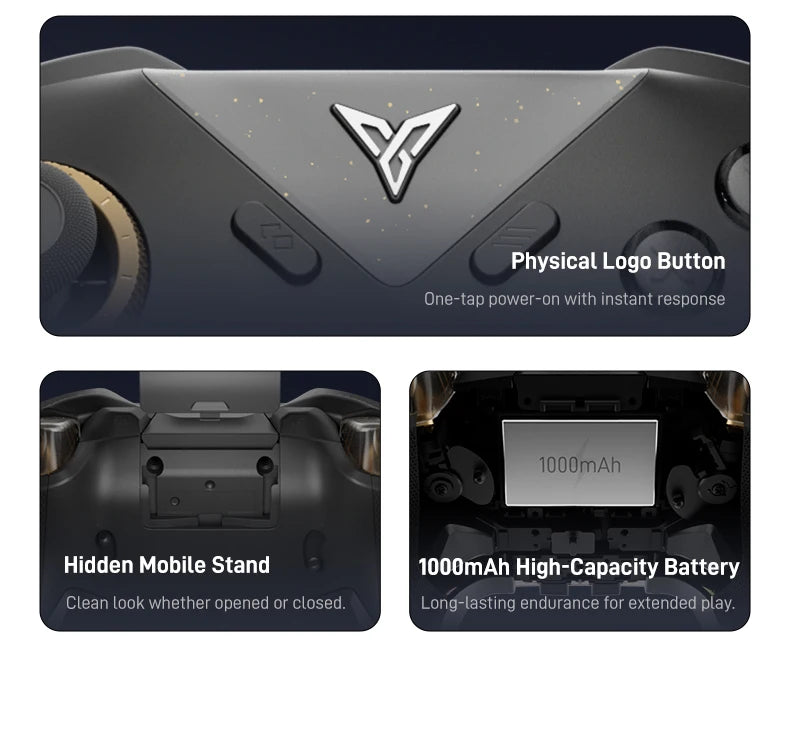 Flydigi Vader 5 Pro Gamepad With Hall Rocker Athletic Vibrate Trigger Gaming Controller For NS Mobile TV PC