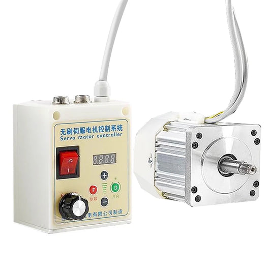 Permanent Magnet DIY Servo Motor Controller Kit Woodworking BLDC Servo Controller Lathe Machine Driver Brushless Motor