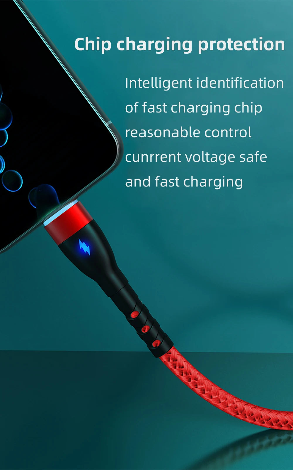 66W 6A Fast Charger Type C Cable USB C 1m 2m 3m Nylon Cable For iPhone 13 12 Xiaomi Huawei Samsung iPad For iphone charger Cable