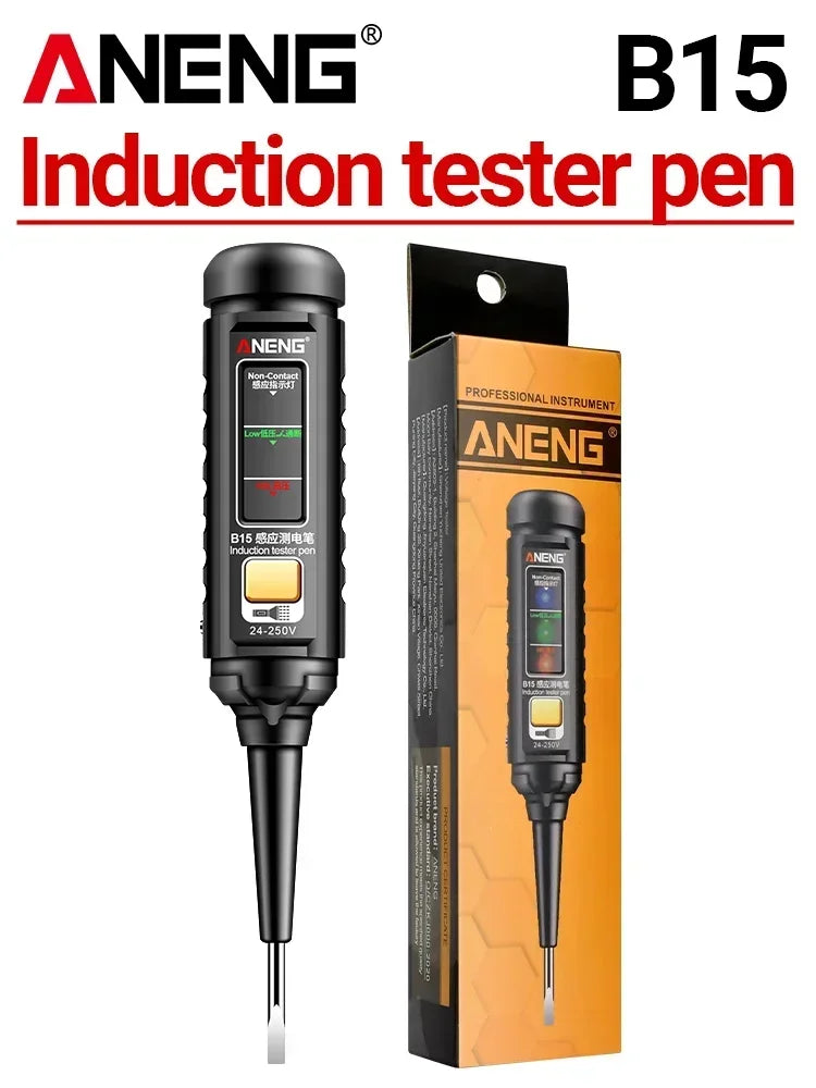 ANENG B15 Multifunction Voltage Tester Pen Detector Induction AC 24V-250V Voltmeter NCV Wire Line breakpoint electrician Tools