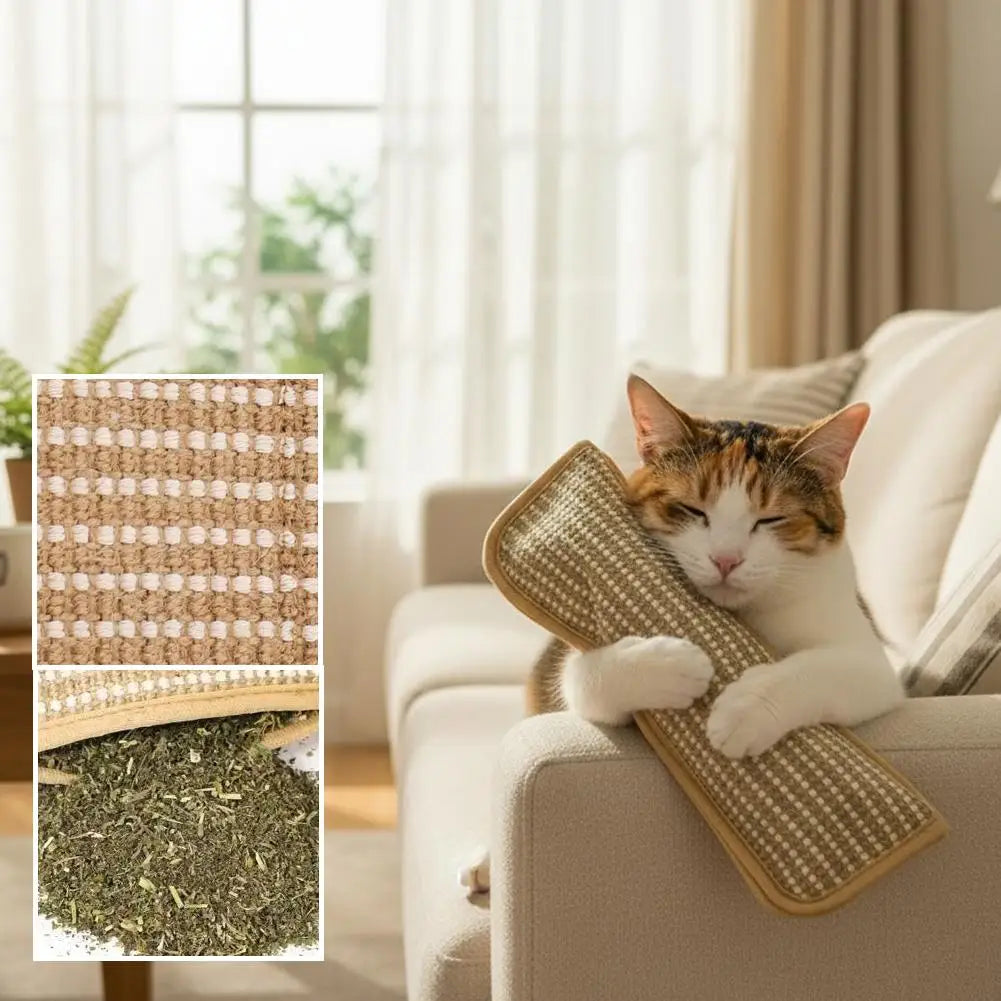 Catnip Scratcher Pillow - Wear-Resistant Cat Scratching Toy – photo 2