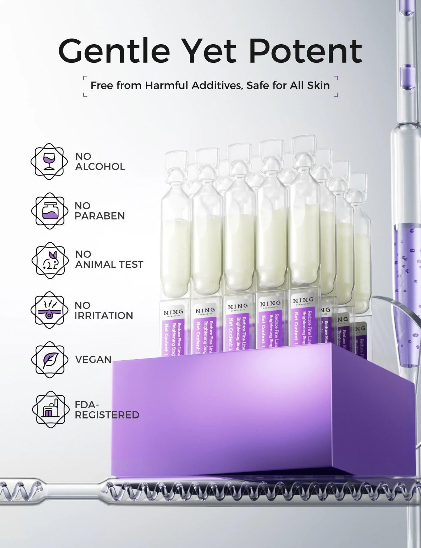 Tembusu Essence Skin Care Set –8-Step Routine with Amino Cleanser, Clay Mask, Toner, Salicylic Acid Serum, Cream & Eye Treatmen