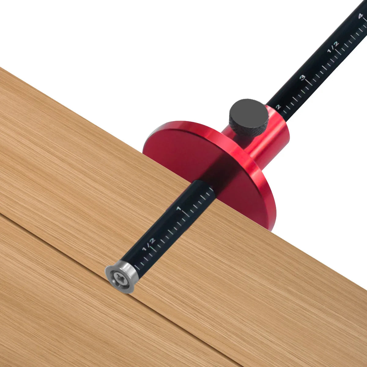 Woodworking Scriber - Wood Marking Tools With Inch & MM Scale, Wheel Marking Gauge - Parallel Line Drawing Mortise Measuring